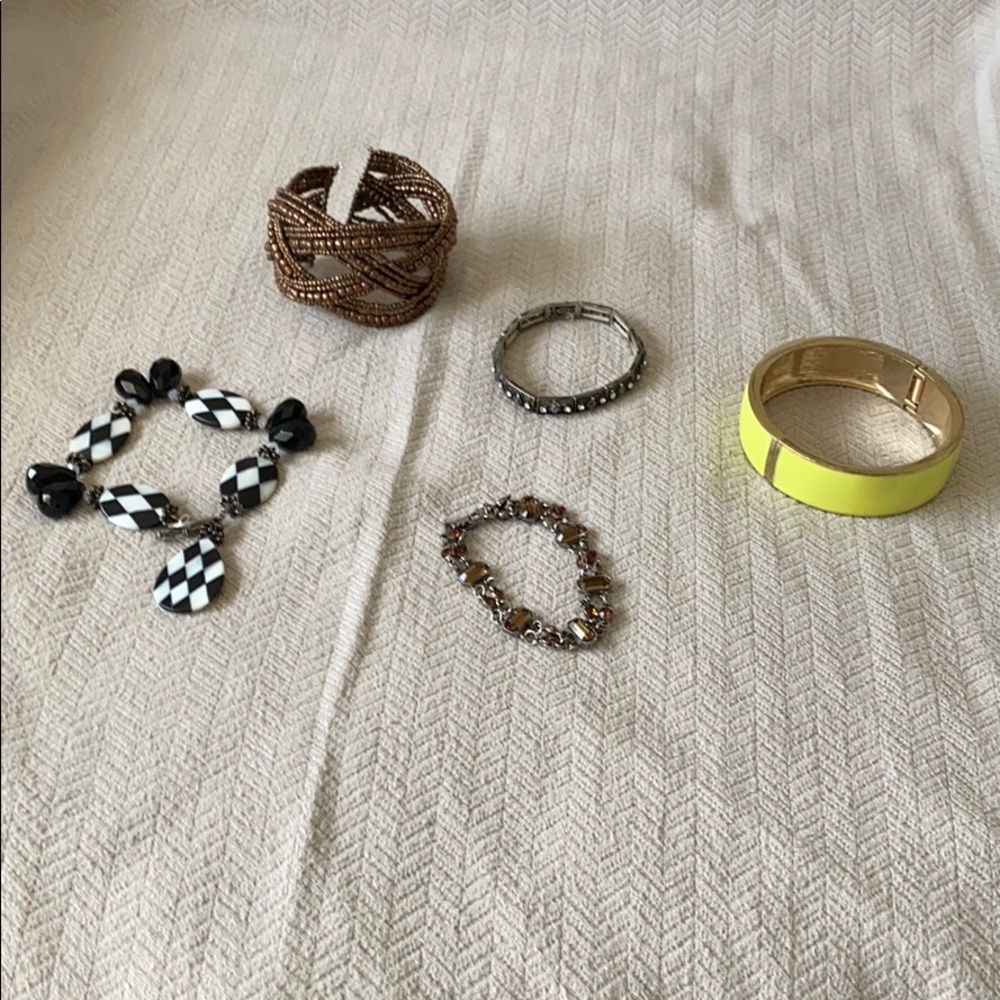Various bracelets